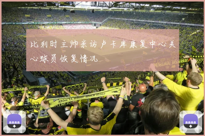 比利时主帅亲访卢卡库康复中心关心球员恢复情况